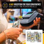 Kolibri KCD-1000 4-Way Orientation Portable Fake Currency Reader and Counterfeit Bill Detector with UM, Magnetic, Infrared Counterfeit Money Detector, Easy Pass/Fail Indicator (KCD-1000)