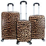 Rockland Safari Hardside Spinner Wheel Luggage, CAMO, Carry-On 20"