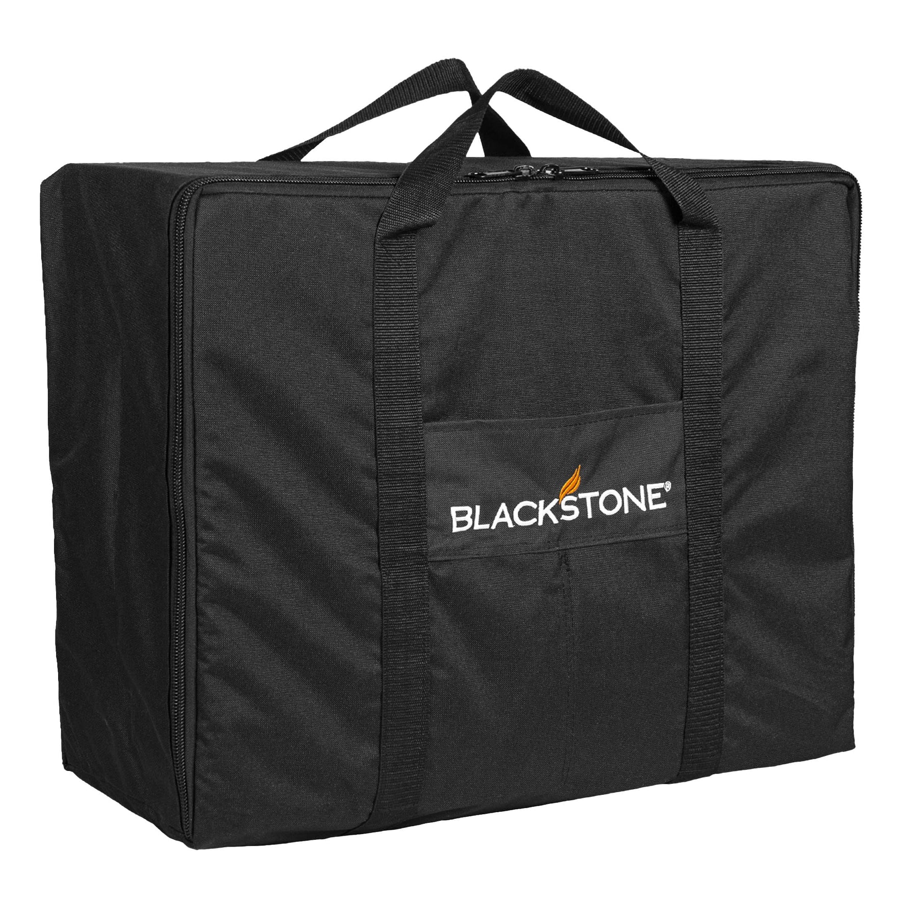BLACKSTONE 1723 22” Tabletop Griddle Carry Bag, Heavy Duty, Weather Resistant, Griddle Cover, Black. Fits Griddles Without Hoods or Hard Covers.
