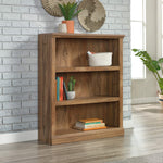 Sauder Miscellaneous Storage 3-Shelf Bookcase/ Book shelf, Oiled Oak finish