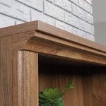 Sauder 5-Shelf Split Bookcase/ Book shelf, Oiled Oak finish