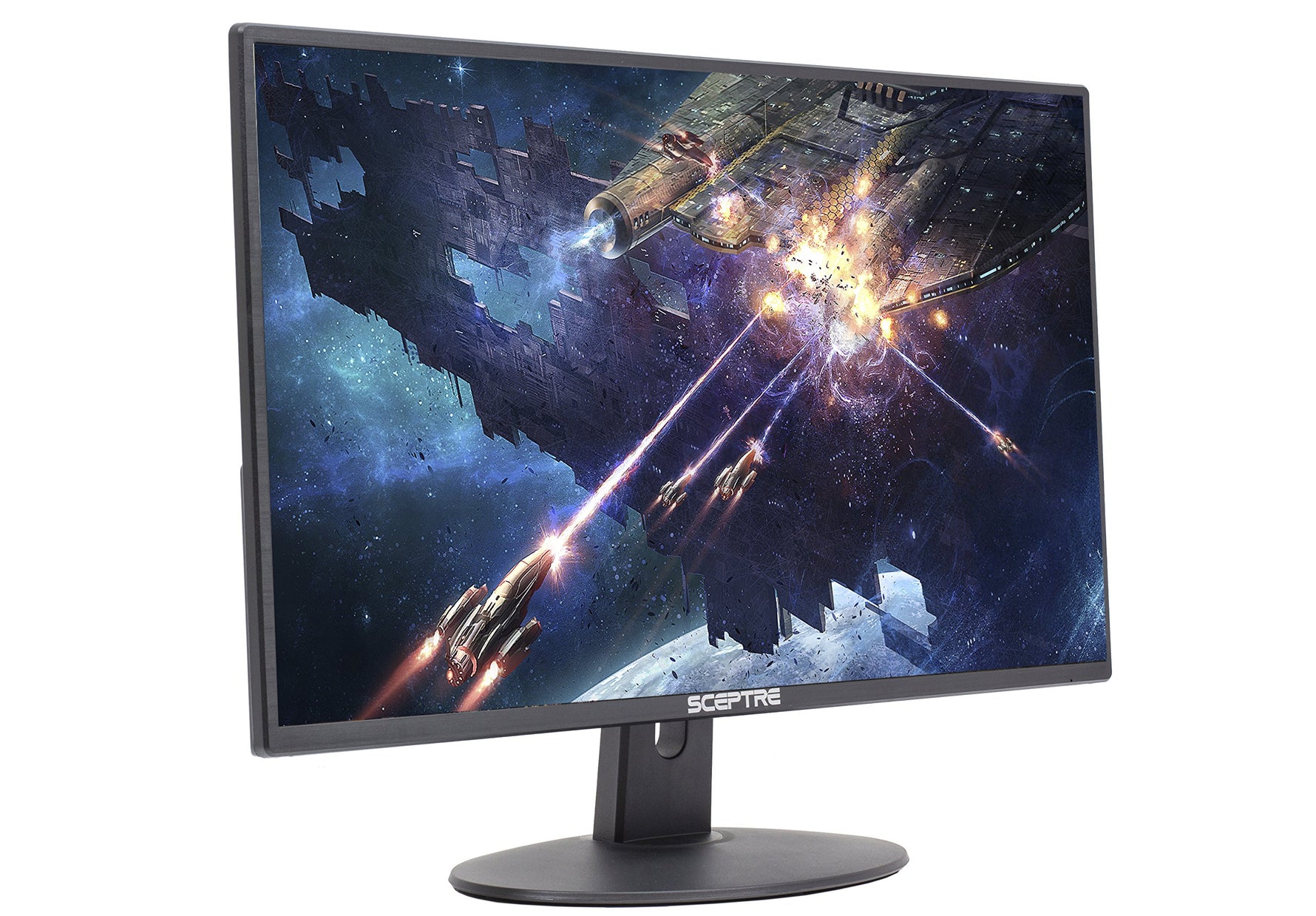 Sceptre 20" 1600 x 900 75Hz LED Monitor 2x HDMI VGA Built-in Speakers, sRGB 99% Machine Black (E209W-16003RT series)