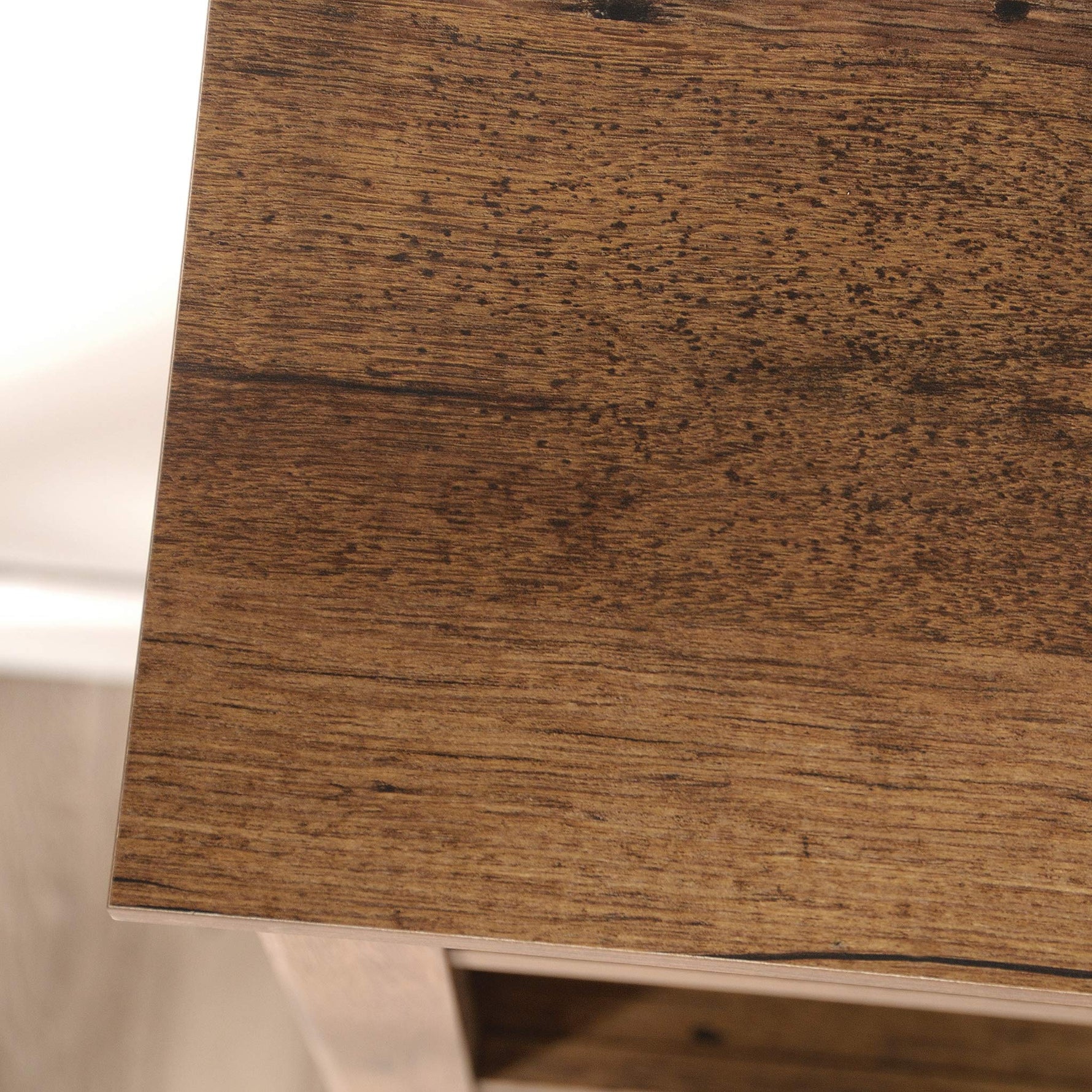 Sauder 5-Shelf Split Bookcase/ Book shelf, Oiled Oak finish