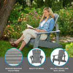 Lifetime Faux Wood Adirondack Chair