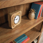 Sauder 5-Shelf Split Bookcase/ Book shelf, Oiled Oak finish