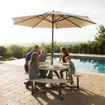 LIFETIME 260205 Picnic Table, 44-Inch, Almond