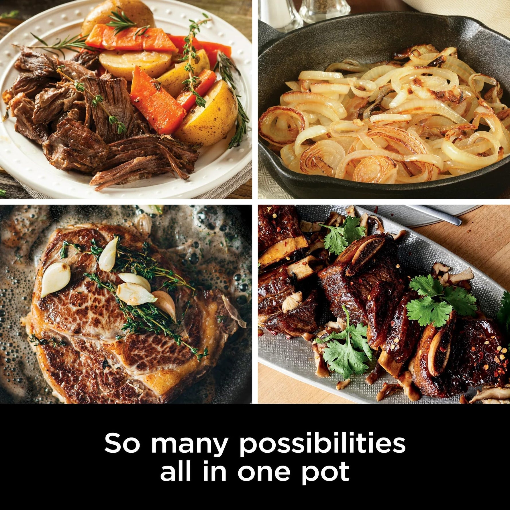 Ninja MC1000 Foodi PossibleCooker 8.5 Quart Multi-Cooker,with 4-in-1 Slow Cooker,Dutch Oven & More,Glass Lid & Integrated Spoon,Nonstick,Oven Safe Pot to 500°F,Cherry Tarte (Renewed)