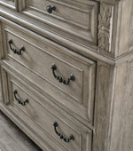 Signature Design By Ashley Realyn French Country Youth 6 Drawer Dresser, Chipped White & Brown