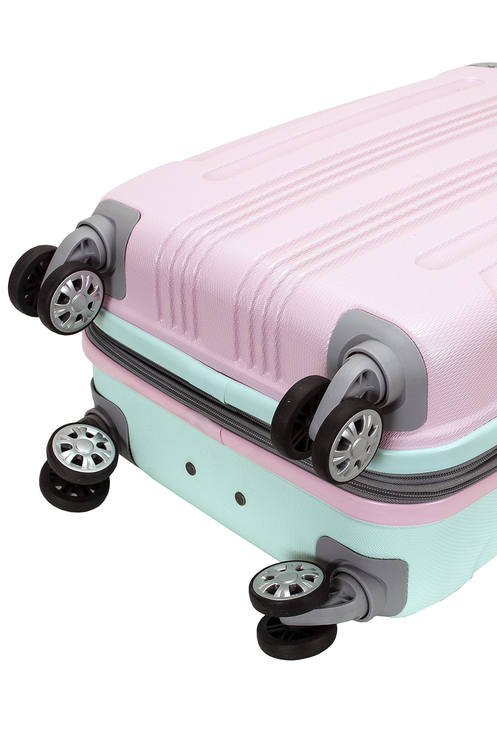 Rockland London Hardside Spinner Wheel Luggage, Carry-On 20", Mint
