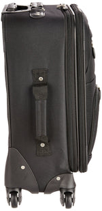 Rockland Pasadena Expandable Spinner Carry-on 19", Black