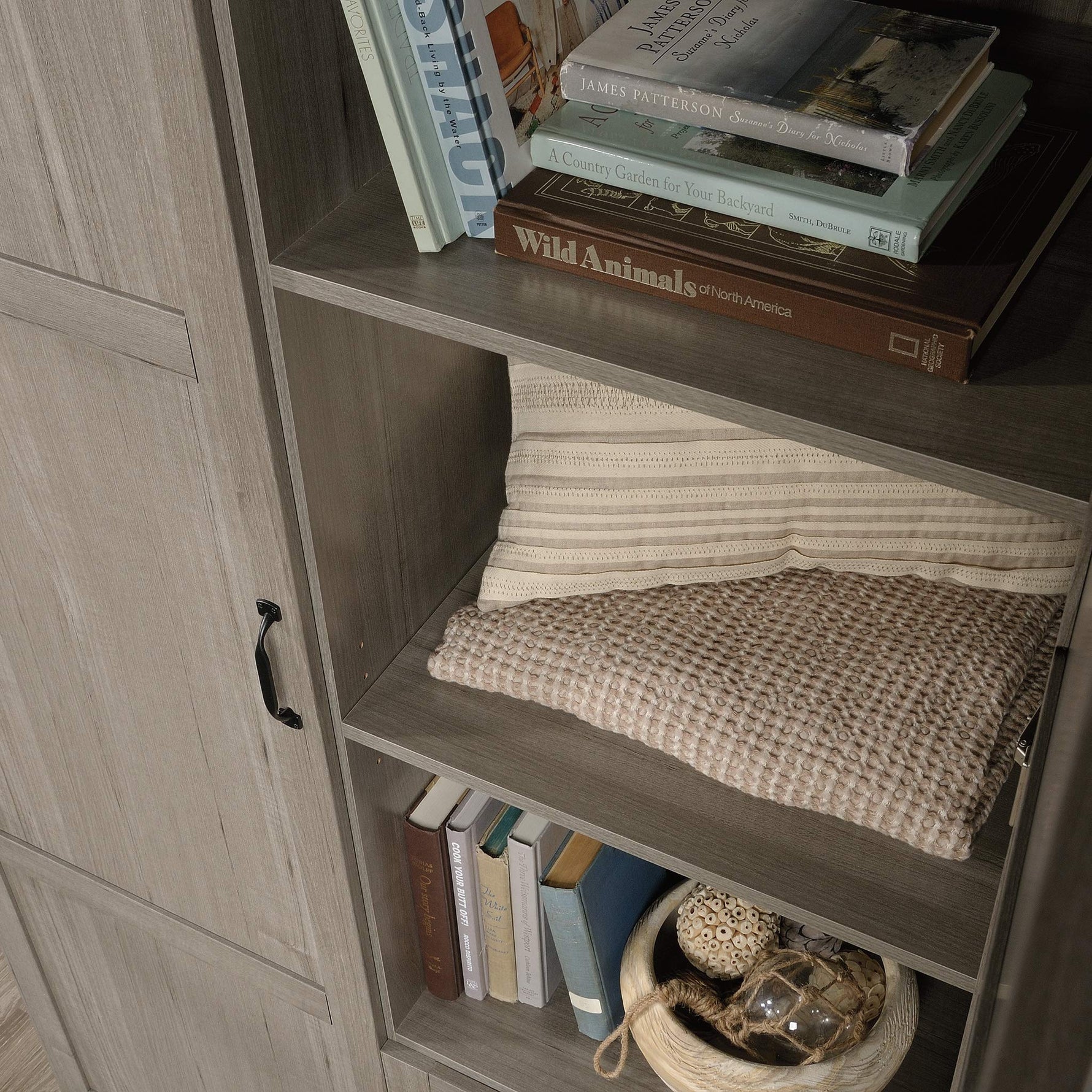 Sauder Miscellaneous Storage Wardrobe/Storage Cabinet/Pantry Cabinet, Reclaimed Pine Finish | Miscellaneous Storage