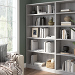 Bush Home Universal Small 2 Shelf Bookcase in Black, Low Storage and Display Bookshelf for Home Office or Living Room Organization