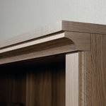 Sauder 5-Shelf Split Bookcase/ Book shelf, Oiled Oak finish