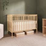 Dream On Me Synergy 5-in-1 Convertible Full-Size Baby Crib with Toddler, Day & Full Bed Conversion in White, GreenGuard Gold & BSA, 3 Mattress Heights, Sustainable Pinewood