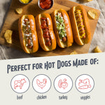 Nostalgia HDT600RETRORED Retro Pop-Up 2 Hot Dog and Bun Toaster, With Mini Tongs, Works With Chicken Dogs, Turkey Dogs, Veggie Links, Sausages and Brats