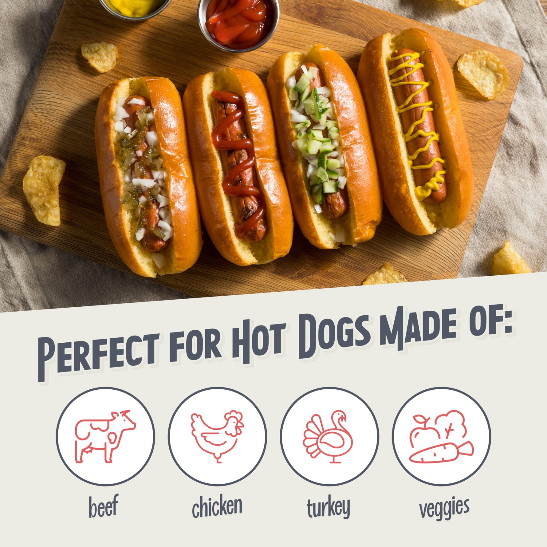 Nostalgia HDT600RETRORED Retro Pop-Up 2 Hot Dog and Bun Toaster, With Mini Tongs, Works With Chicken Dogs, Turkey Dogs, Veggie Links, Sausages and Brats