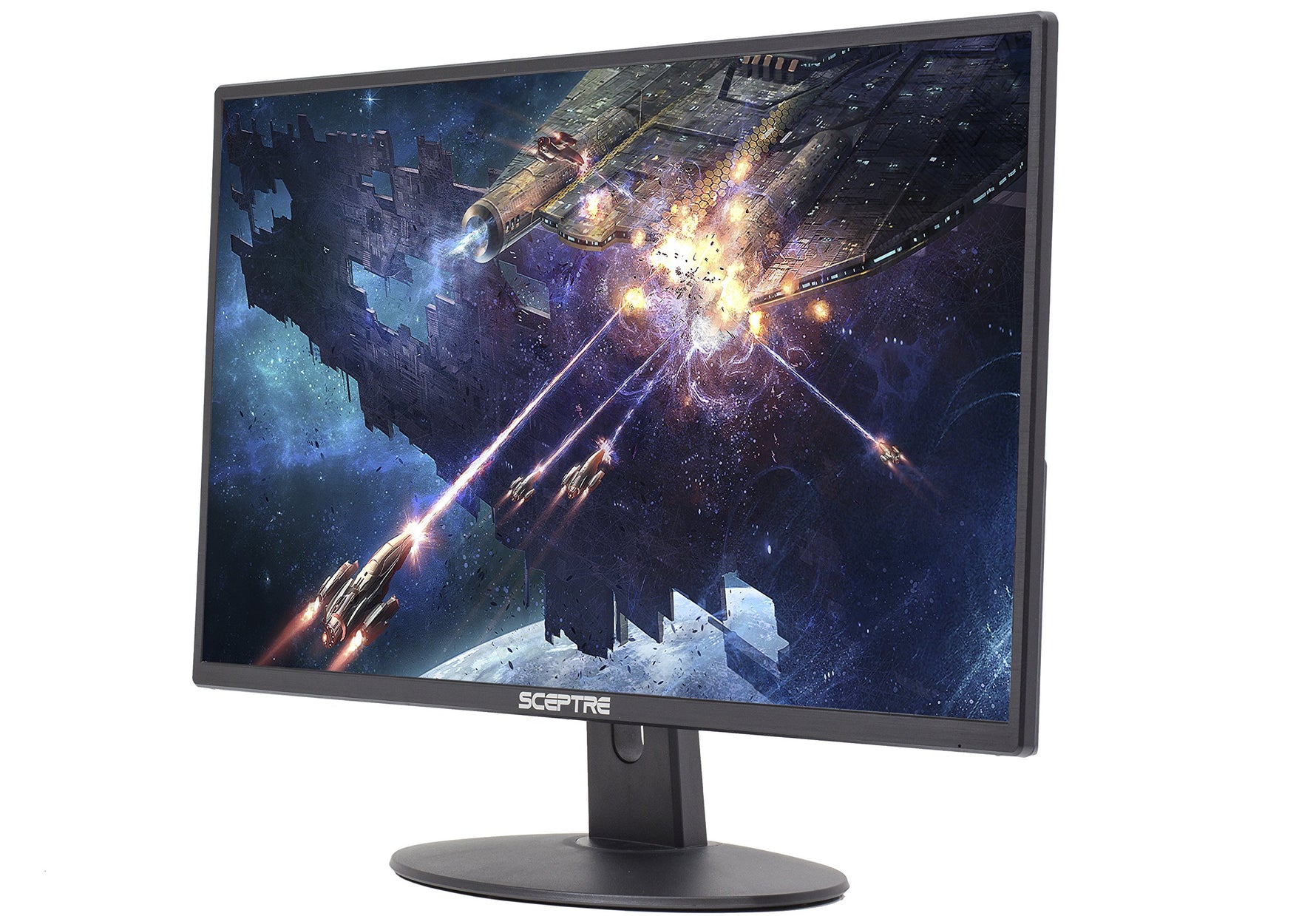 Sceptre 20" 1600 x 900 75Hz LED Monitor 2x HDMI VGA Built-in Speakers, sRGB 99% Machine Black (E209W-16003RT series)