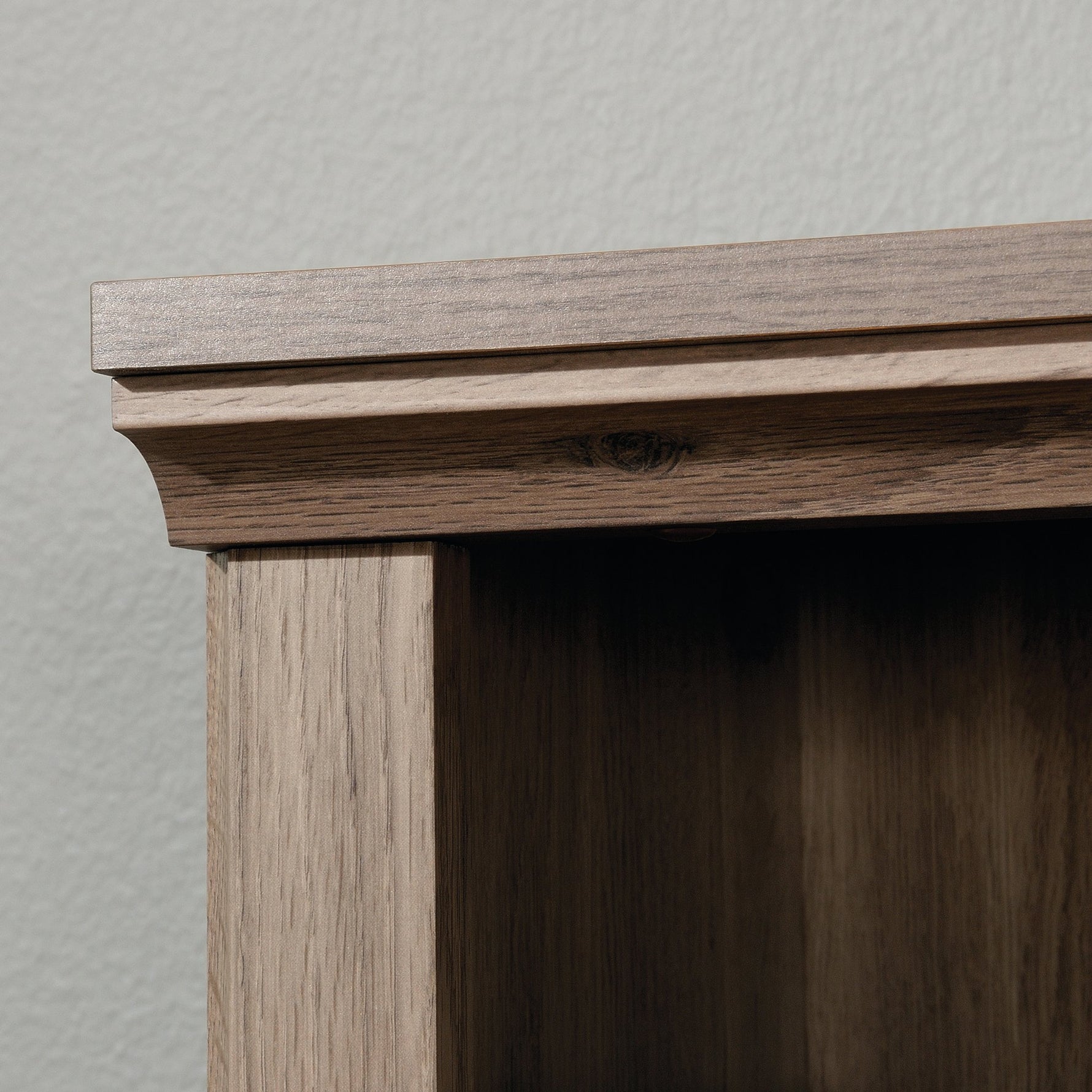 Sauder 5-Shelf Split Bookcase/ Book shelf, Oiled Oak finish