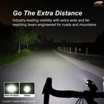 Cygolite Metro 1100 Pro Lumen Bike Light, USB Rechargeable, Secure Hard Mount, Night & Daytime Modes, Compact, Durable, IP67 Waterproof; Road, Mountain, Commuter Bicycles
