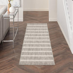 Nourison Home Positano Navy Ivory 8' x 10' Area Rug - Easy Clean, Non Shedding, Bed Room, Living Room, Dining Room, Kitchen (8' x 10')