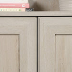 Sauder Miscellaneous Storage 5-Shelf/Book Shelf 2-Door Bookcase, Glacier Oak Finish