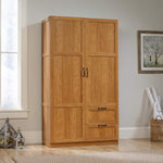 Sauder Miscellaneous Storage Wardrobe/Storage Cabinet/Pantry Cabinet, Reclaimed Pine Finish | Miscellaneous Storage