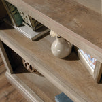 Sauder 5-Shelf Split Bookcase/ Book shelf, Oiled Oak finish