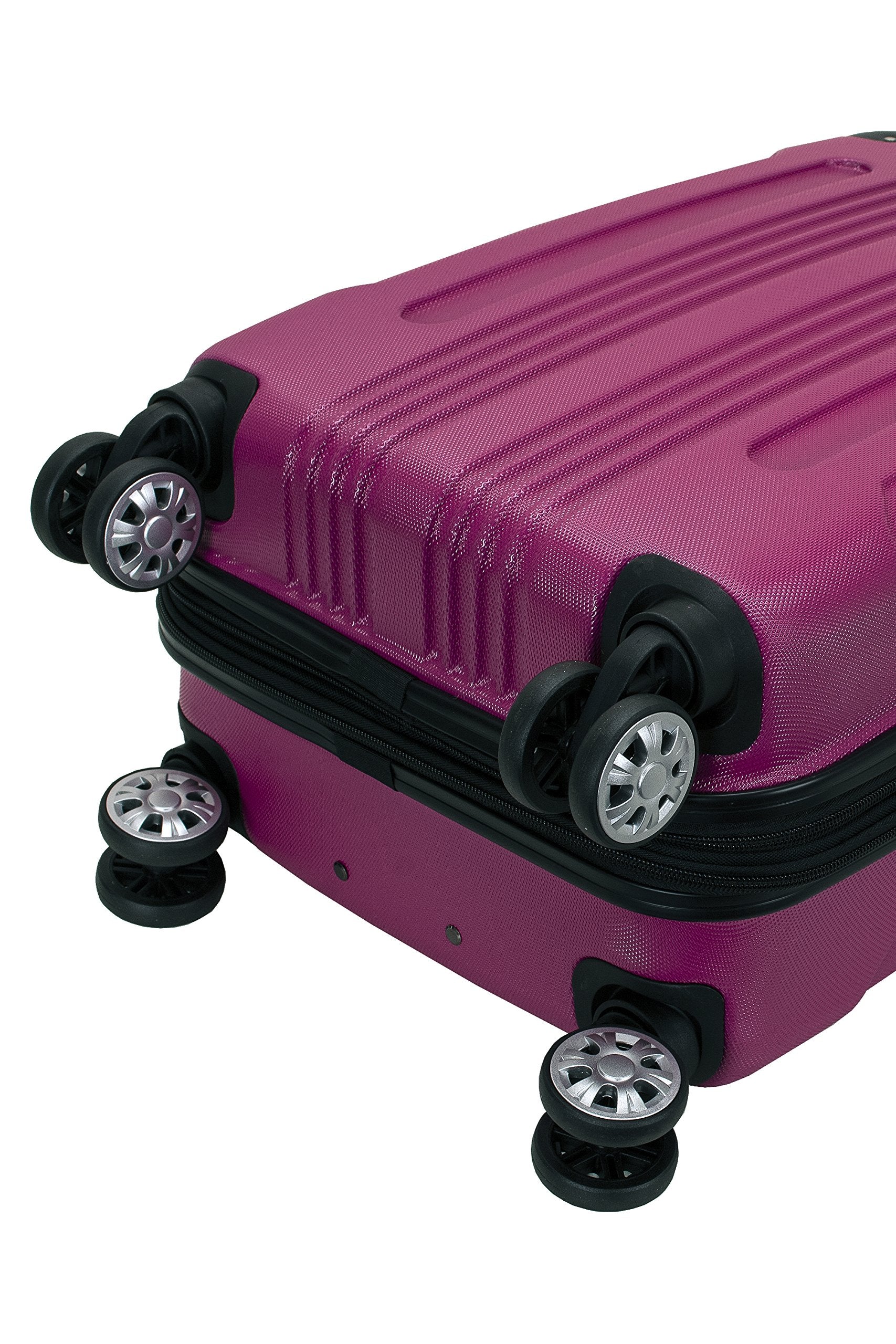 Rockland London Hardside Spinner Wheel Luggage, Carry-On 20", Mint