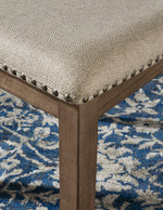 Signature Design by Ashley Moriville Modern Farmhouse 19" Upholstered Dining Room Chair, 2 Count, Brown