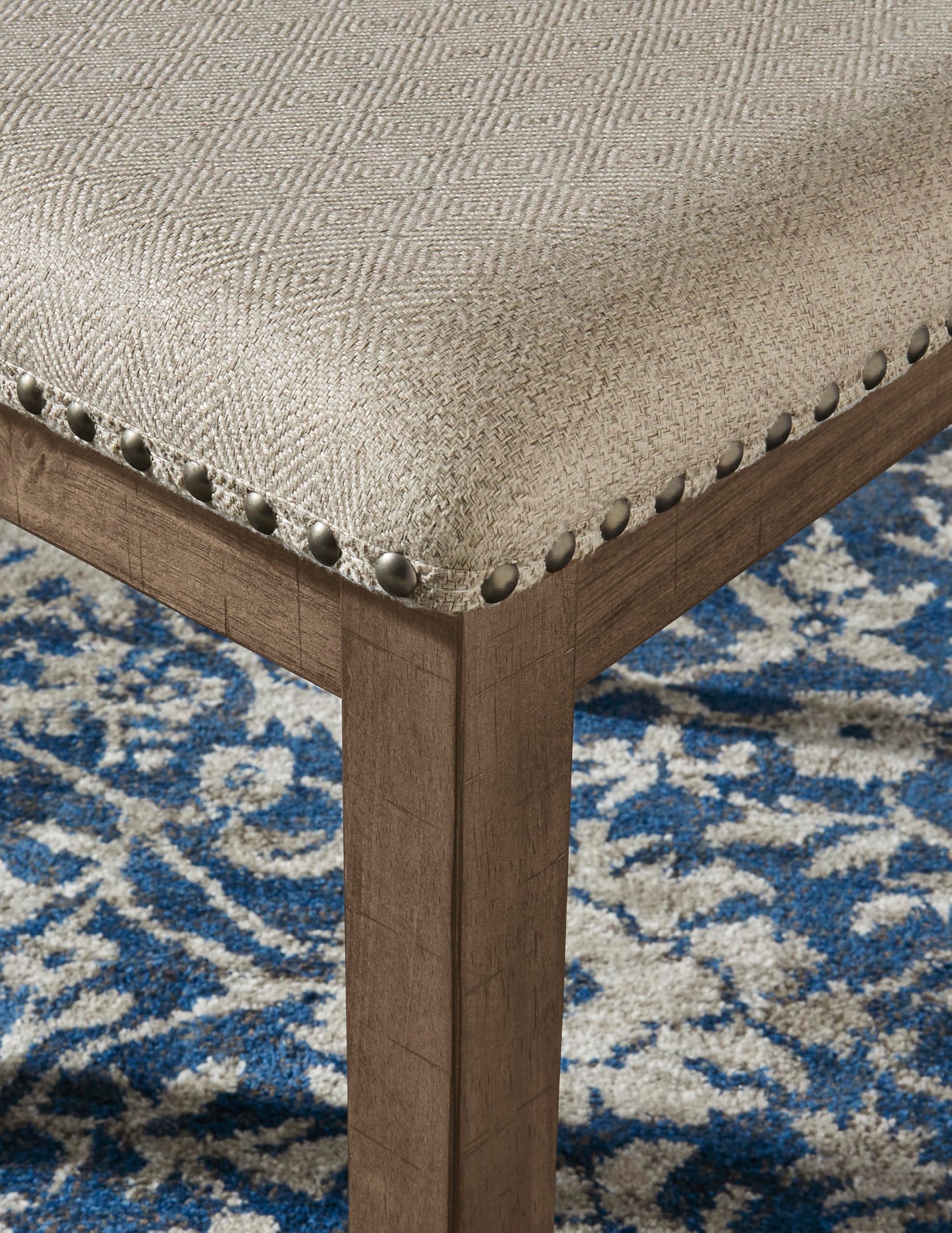 Signature Design by Ashley Moriville Modern Farmhouse 19" Upholstered Dining Room Chair, 2 Count, Brown