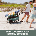 Igloo Trailmate Journey 70Qt Wheeled Cooler, Insulated Hard Shell Ice Chest, Sportsman