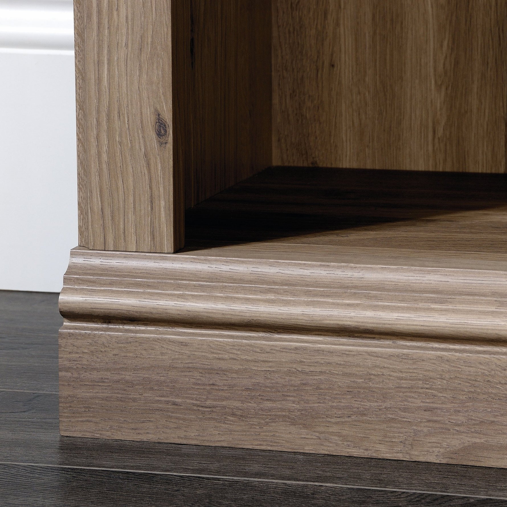 Sauder 5-Shelf Split Bookcase/ Book shelf, Oiled Oak finish