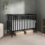 Dream On Me Synergy 5-in-1 Convertible Full-Size Baby Crib with Toddler, Day & Full Bed Conversion in White, GreenGuard Gold & BSA, 3 Mattress Heights, Sustainable Pinewood