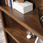 Sauder 5-Shelf Split Bookcase/ Book shelf, Oiled Oak finish