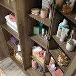 Sauder HomePlus Kitchen Storage Pantry Cabinet with Swing Door Storage and Adjustable Shelves, in Soft White finish