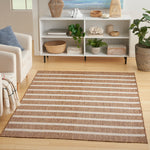 Nourison Home Positano Navy Ivory 8' x 10' Area Rug - Easy Clean, Non Shedding, Bed Room, Living Room, Dining Room, Kitchen (8' x 10')