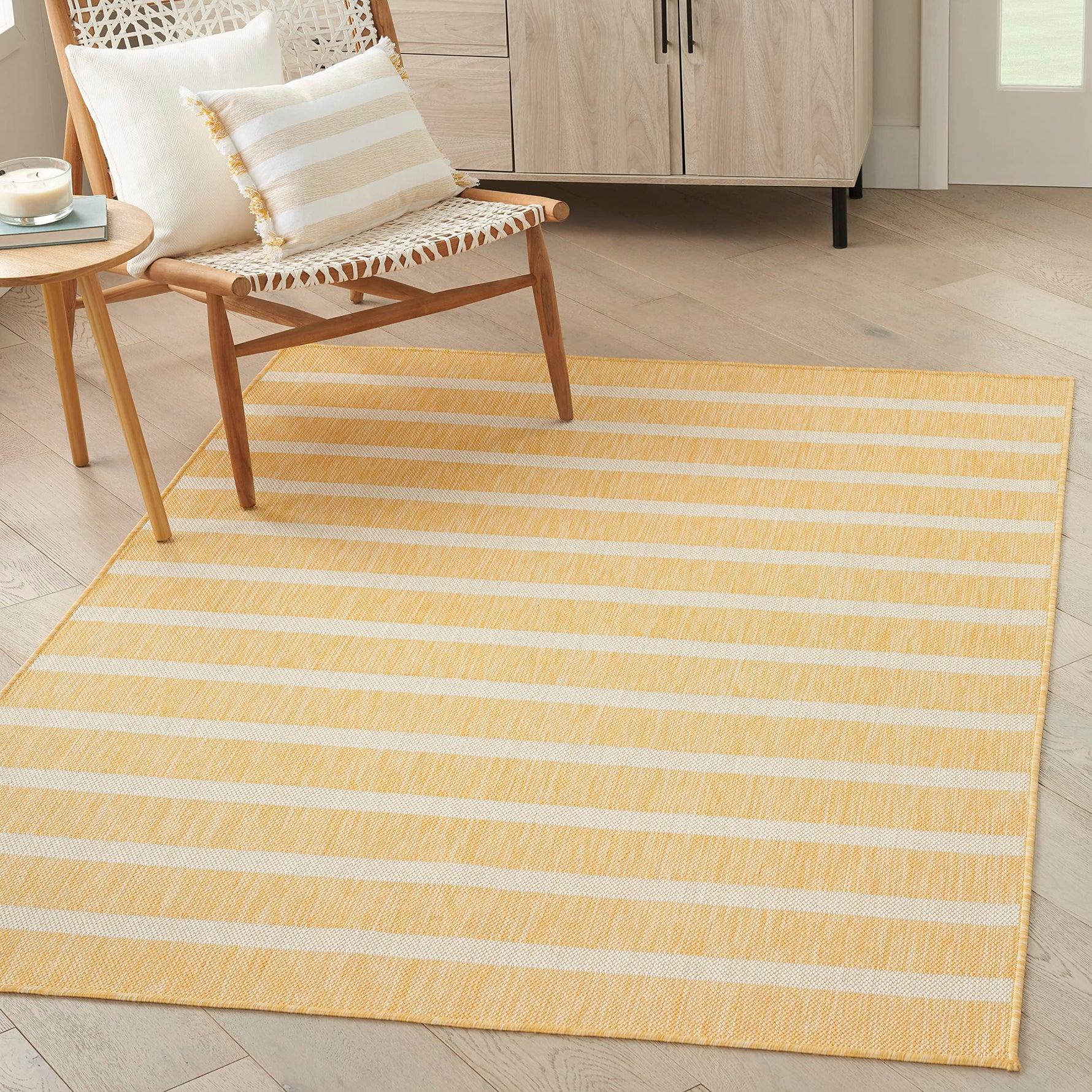 Nourison Home Positano Navy Ivory 8' x 10' Area Rug - Easy Clean, Non Shedding, Bed Room, Living Room, Dining Room, Kitchen (8' x 10')