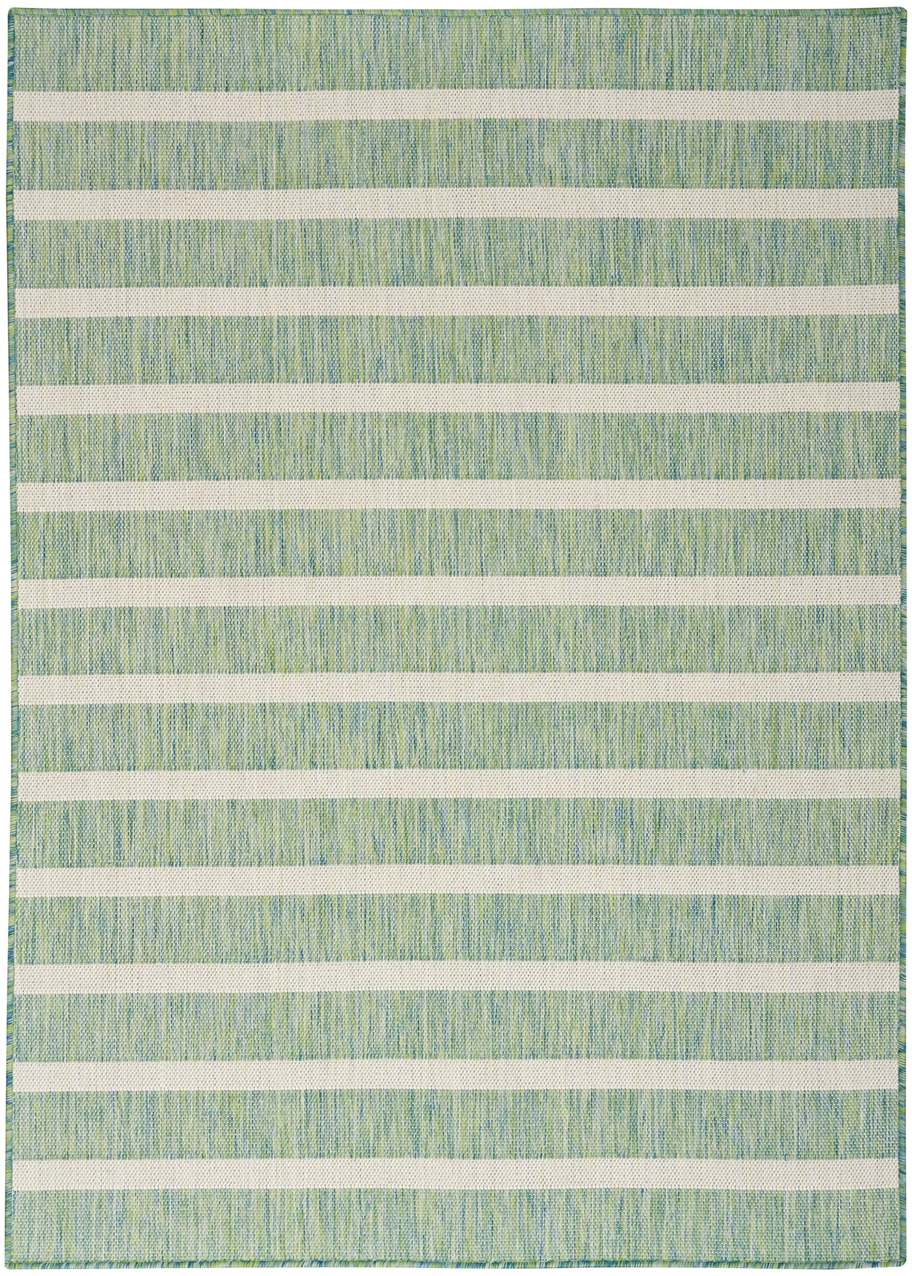 Nourison Home Positano Navy Ivory 8' x 10' Area Rug - Easy Clean, Non Shedding, Bed Room, Living Room, Dining Room, Kitchen (8' x 10')