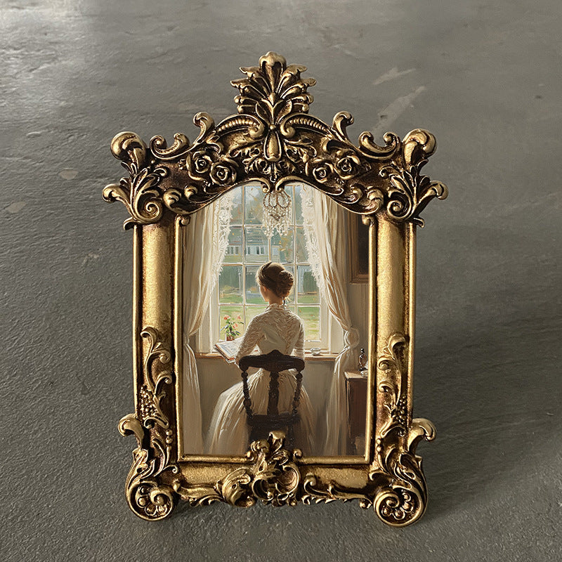 European-style Embossed Resin Photo Frame Decoration