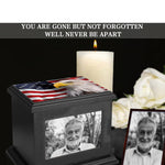 Wooden Cremation Urn With Photo Frame