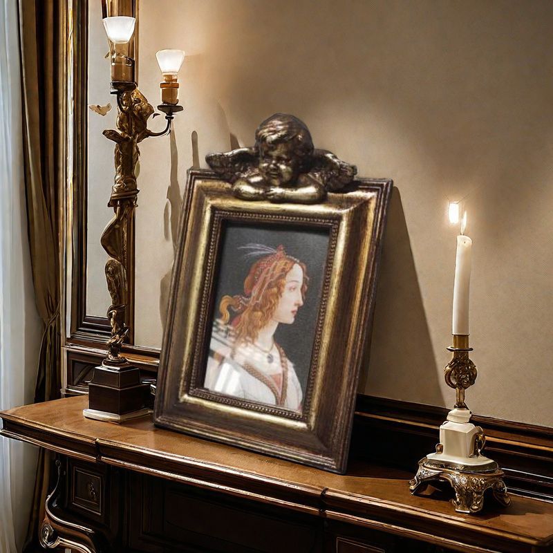 Vintage Resin Photo Frame Retro Ornaments