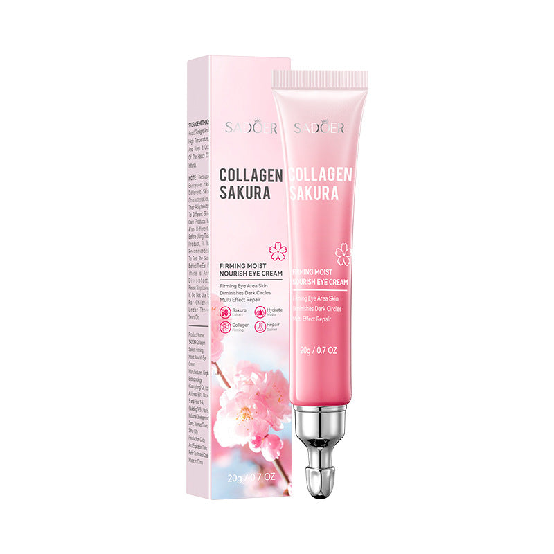 Moisturizing Elastic And Tender Eye Cherry Blossom Collagen Eye Cream