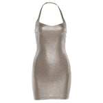 Autumn New Arrival Fashionable Halterneck Bodycon Wrap Dress For Women