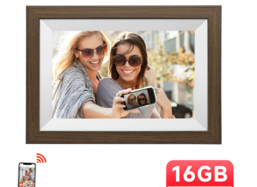 Frameo Electronic Digital Photo Frame 101156-inch Wifi Smart IPS Touch Screen Mobile App Send Pictures