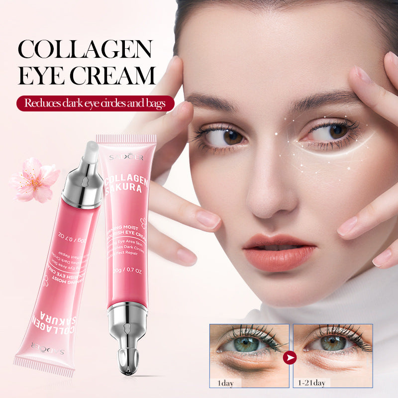 Moisturizing Elastic And Tender Eye Cherry Blossom Collagen Eye Cream